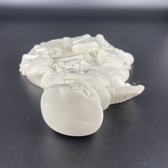 Ready to Paint Ceramic Snowman with Scene 10” SNOW PLACE LIKE HOME Christmas - Picture 7 of 10